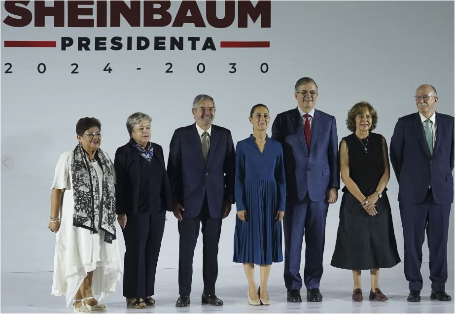 Claudia Sheinbaum Showcased Her Majority White Cabinet